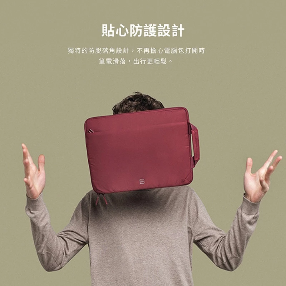 TUCANO Sandy 13 14 吋 平板 筆電 兩用包 收納包 旅行包 筆電包 後背包-細節圖6