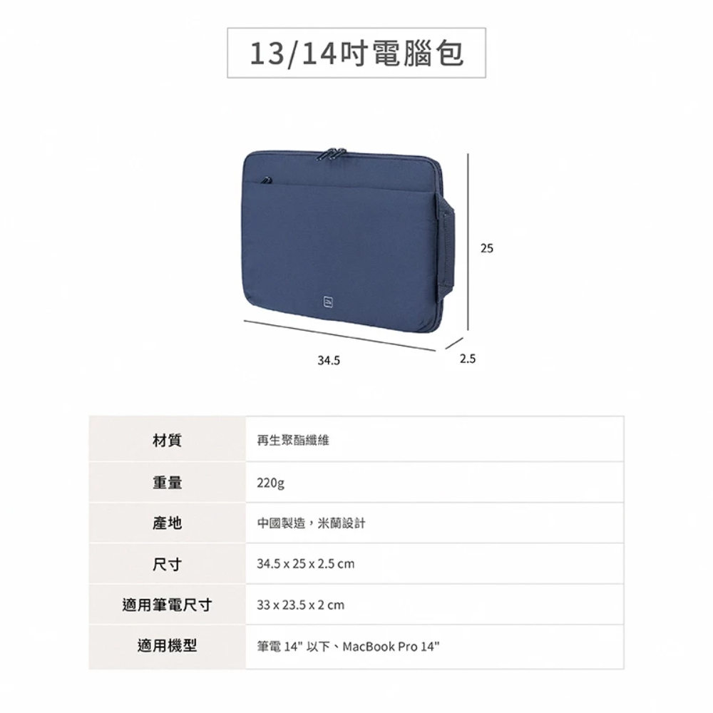 TUCANO Sandy 13 14 吋 平板 筆電 兩用包 收納包 旅行包 筆電包 後背包-細節圖7