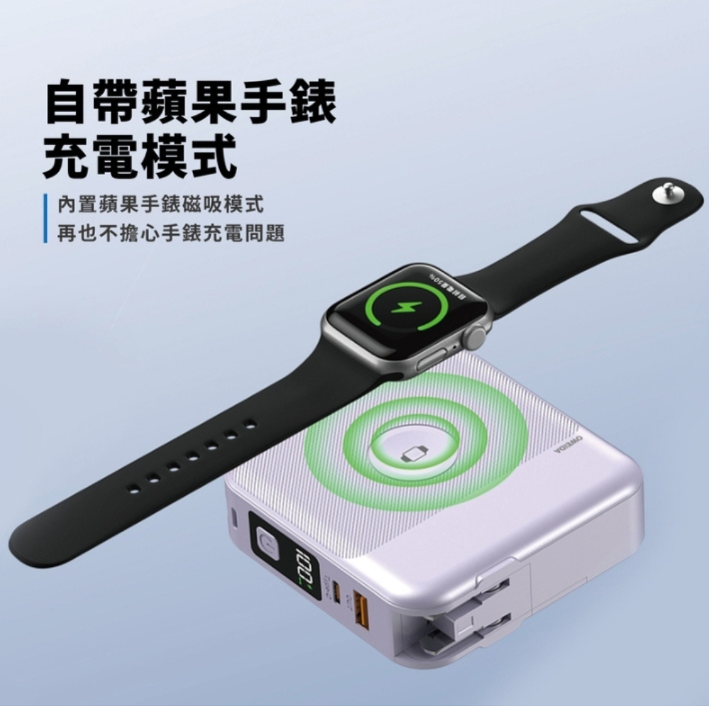 Oweida Type c AI 充電器 行動電源 10000 mAh iPhone 15 16 s25-細節圖7