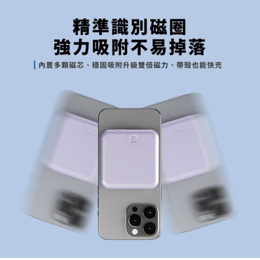 Oweida Type c AI 充電器 行動電源 10000 mAh iPhone 15 16 s25-細節圖9