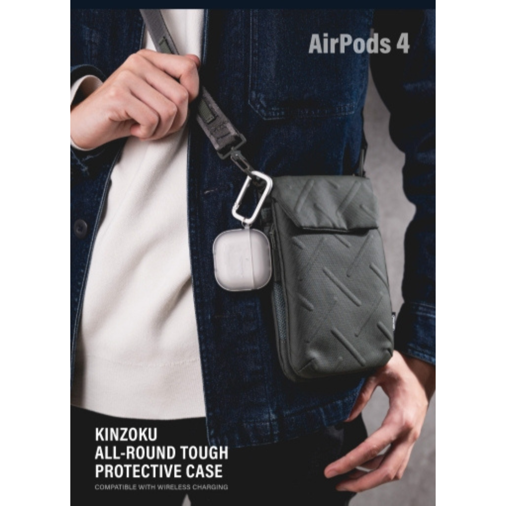 Skinarma Kinzoku 防摔殼 塗鴉藝術 保護殼 耳機殼 適 AirPods４ AirPods4-細節圖4