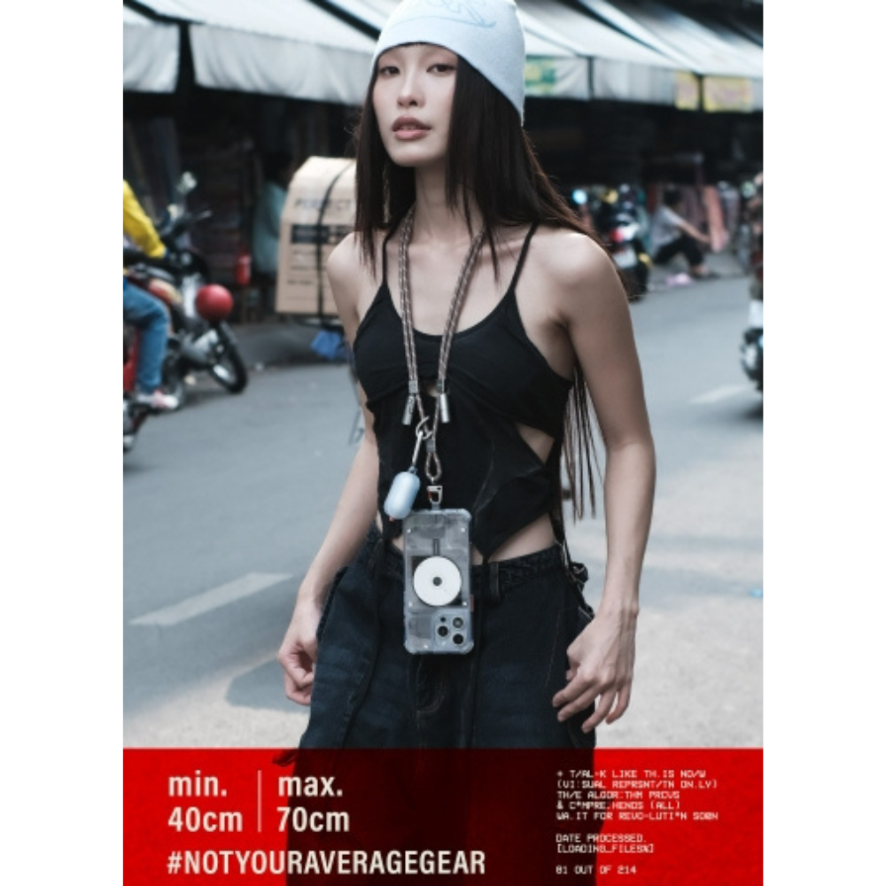 Skinarma Dyno VE 2合1 充電 手機 揹繩 斜背 type c pd usb c 附連接片 掛繩 編織-細節圖7