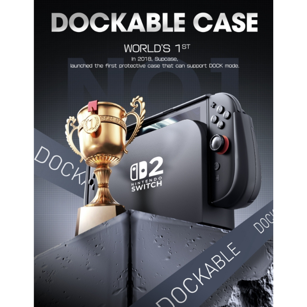 SUPCASE Titan 防滑 快拆設計 含卡夾 防摔殼 保護殼 遊戲機 任天堂 Nintendo Switch 2-細節圖5