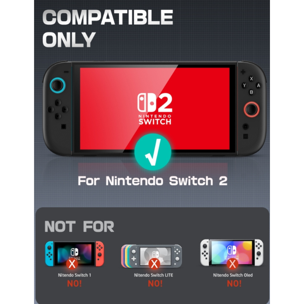 SUPCASE Titan 防滑 快拆設計 含卡夾 防摔殼 保護殼 遊戲機 任天堂 Nintendo Switch 2-細節圖9