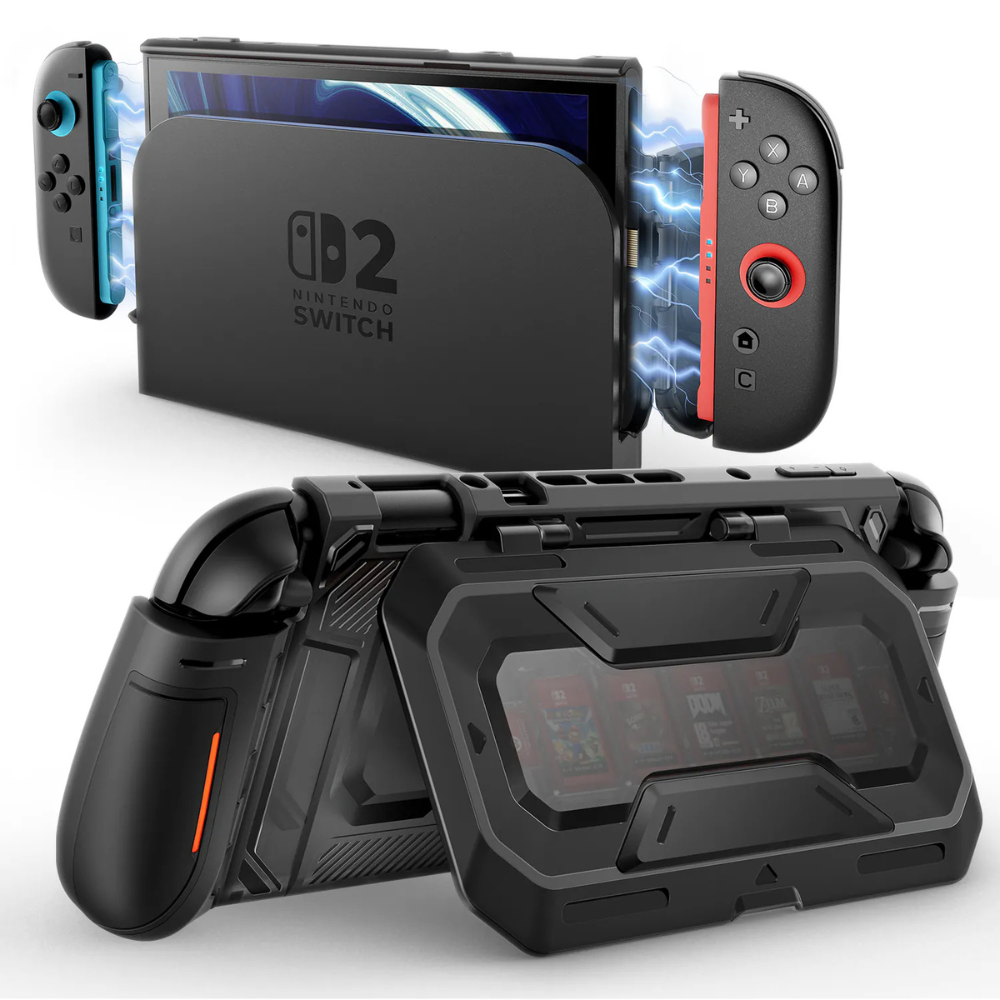 SUPCASE Titan 防滑 快拆設計 含卡夾 防摔殼 保護殼 遊戲機 任天堂 Nintendo Switch 2-細節圖10