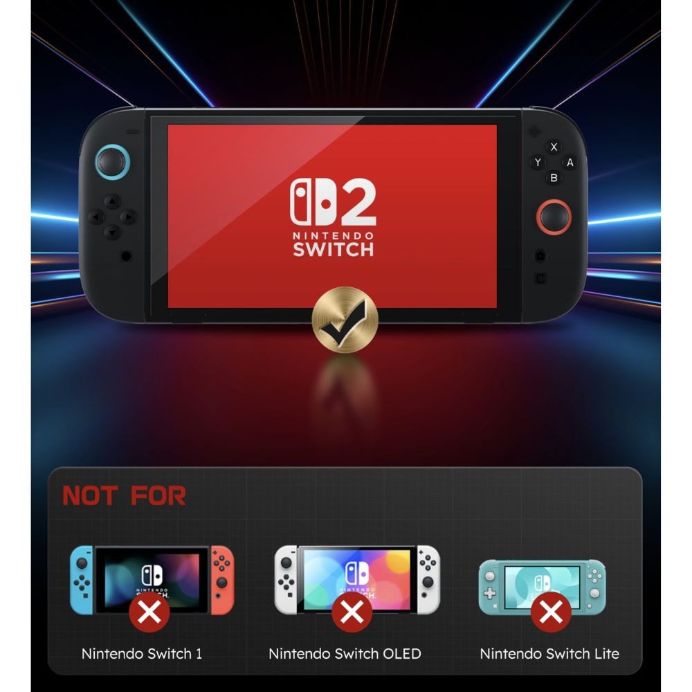 supcase 任天堂 玻璃貼 螢幕 9H 保護貼 螢幕貼 2入 極薄 玻璃 Nintendo Switch 2-細節圖6