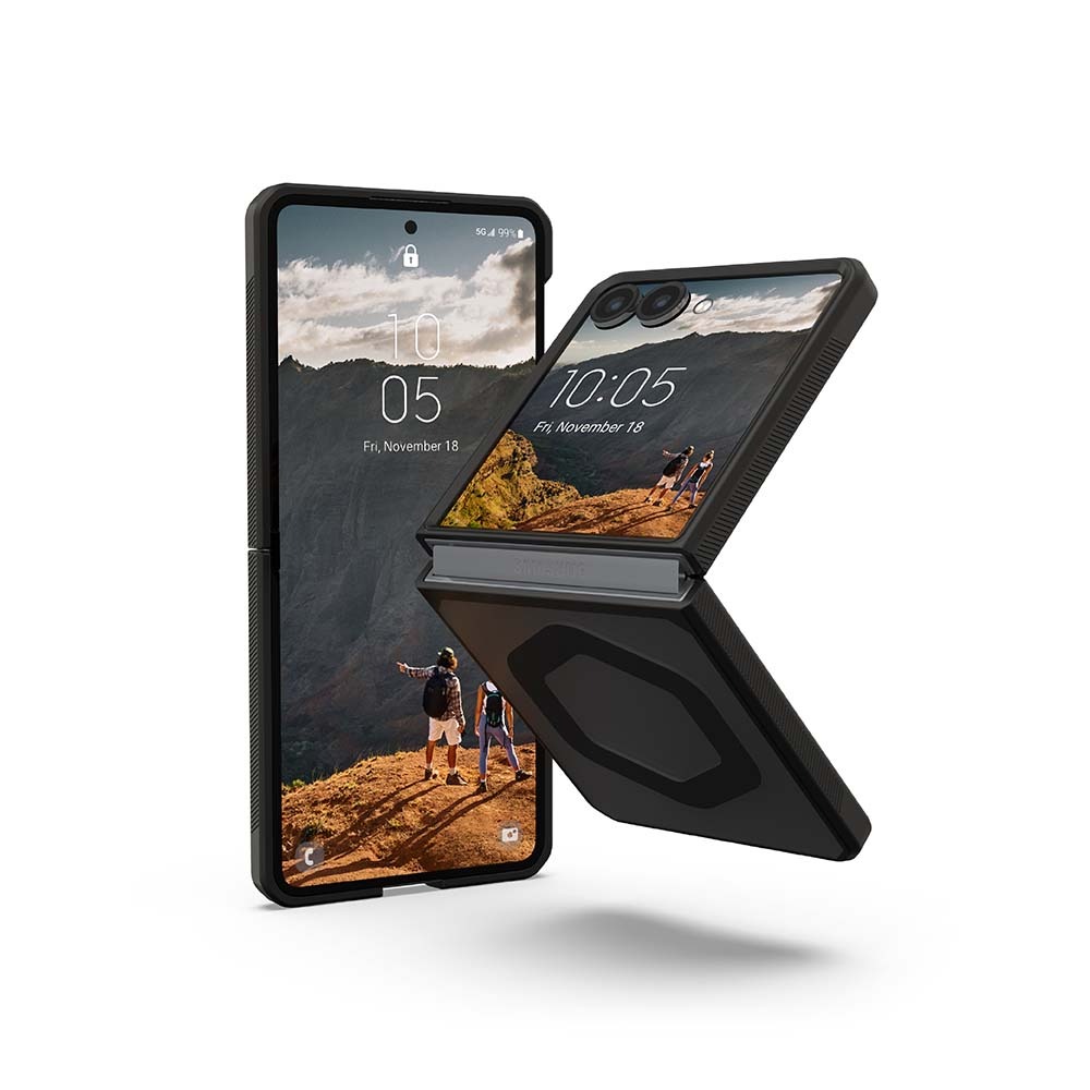 UAG Galaxy Z Flip 7 磁吸耐衝擊保護殼-透黑-細節圖2