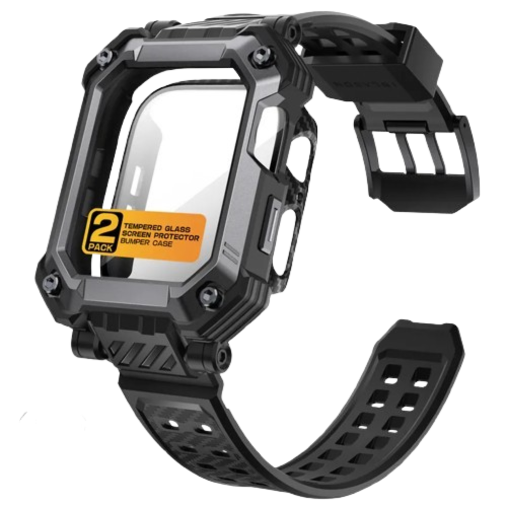 i-Blason 保護殼 玻璃 一體成型 防摔殼 錶框 錶帶 適 watch S10 46mm Armorbox-細節圖9