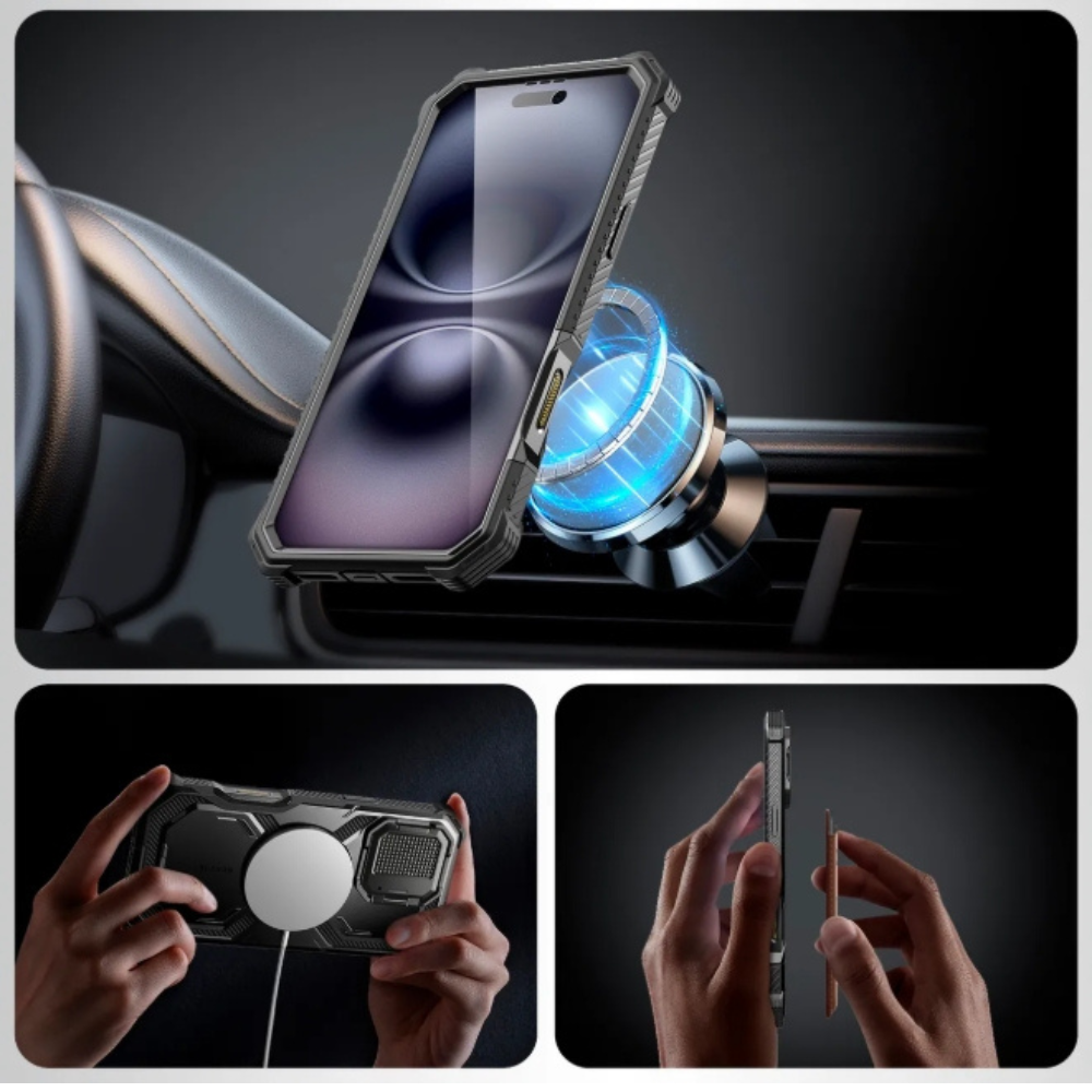 i-Blason 磁吸 手機殼 支架 保護殼 防摔殼 Armorbox iPhone 16 plus pro max-細節圖6