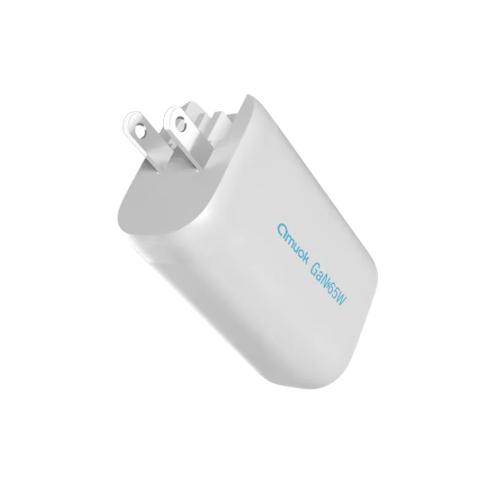 amuok 65W 三孔 氮化鎵 充電頭 充電器 快充頭 適 iphone 16e 17 15 16 s25-細節圖2