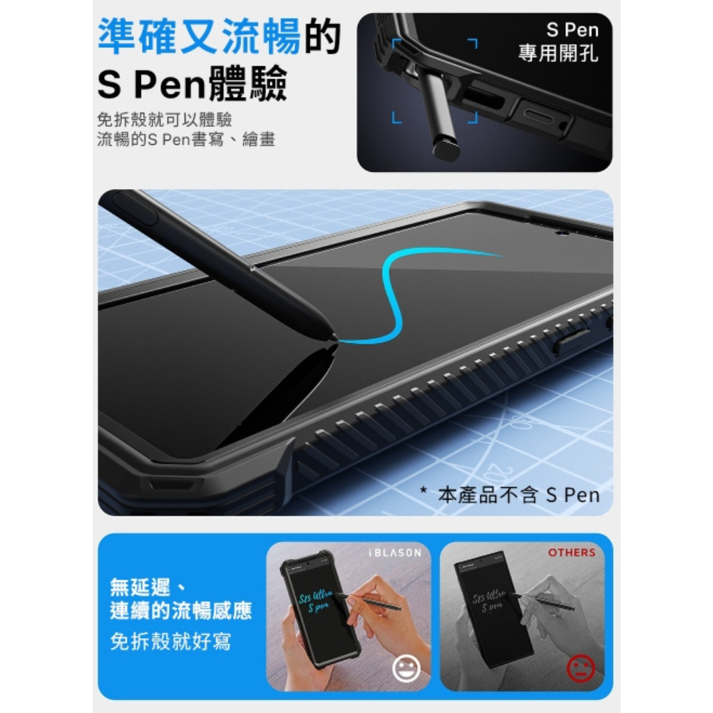 i-Blason 磁吸 軍規 手機殼 支架 保護殼 防摔殼 Armorbox 三星 S25 ultra plus-細節圖10