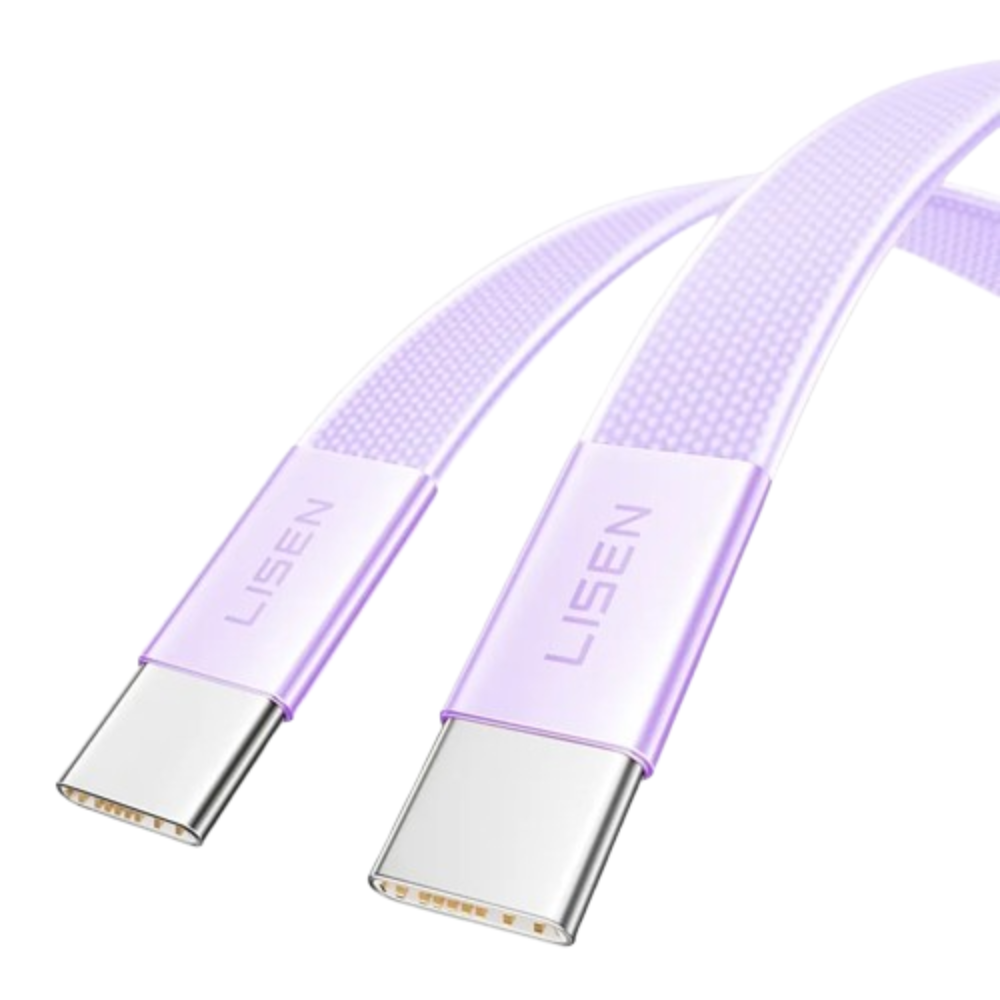 Lisen 60W 雙 Type C L601 充電線 快充線 超薄 果凍 適 iPhone 16e 17 16 15-規格圖11