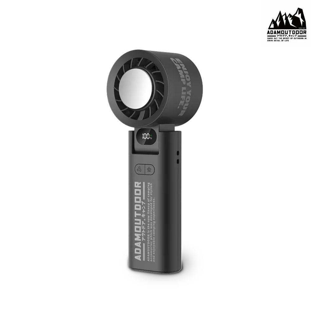 ADAMOUTDOOR 隨身 製冷 含掛繩 折疊 可上飛機 手持 渦輪扇 電風扇 長續航 風扇 冰鎮 5200mAh-規格圖10
