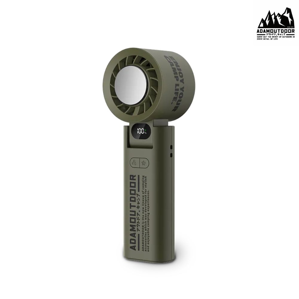 ADAMOUTDOOR 隨身 製冷 含掛繩 折疊 可上飛機 手持 渦輪扇 電風扇 長續航 風扇 冰鎮 5200mAh-規格圖10