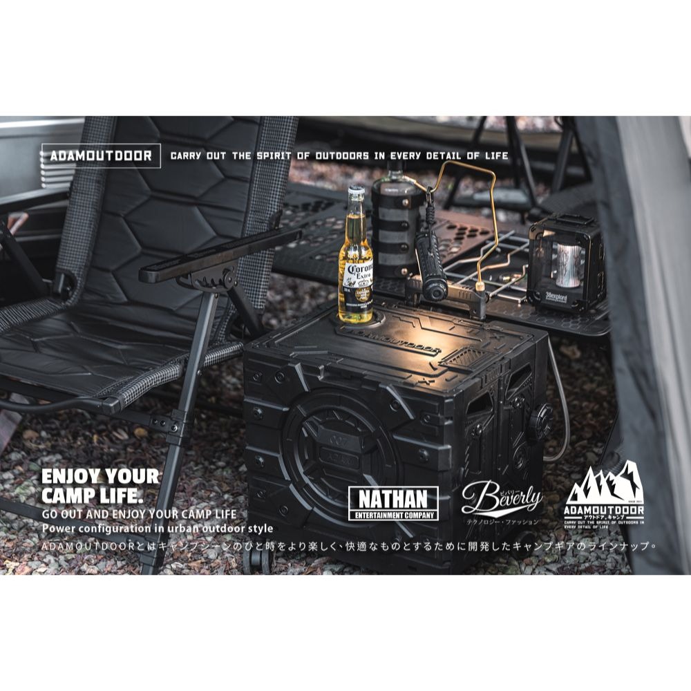 ADAMOUTDOOR 露營 50L 大容量 360度 折疊 收納 手推車 推車 收納車 野餐車 推車 購物車 買菜車-細節圖4