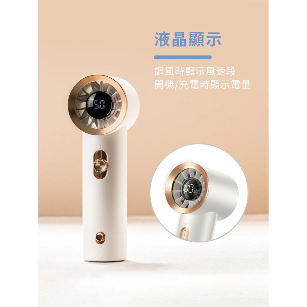 HODA 100段 風力 mini 渦輪 迷你風扇 隨身風扇 風扇 手持風扇-細節圖7
