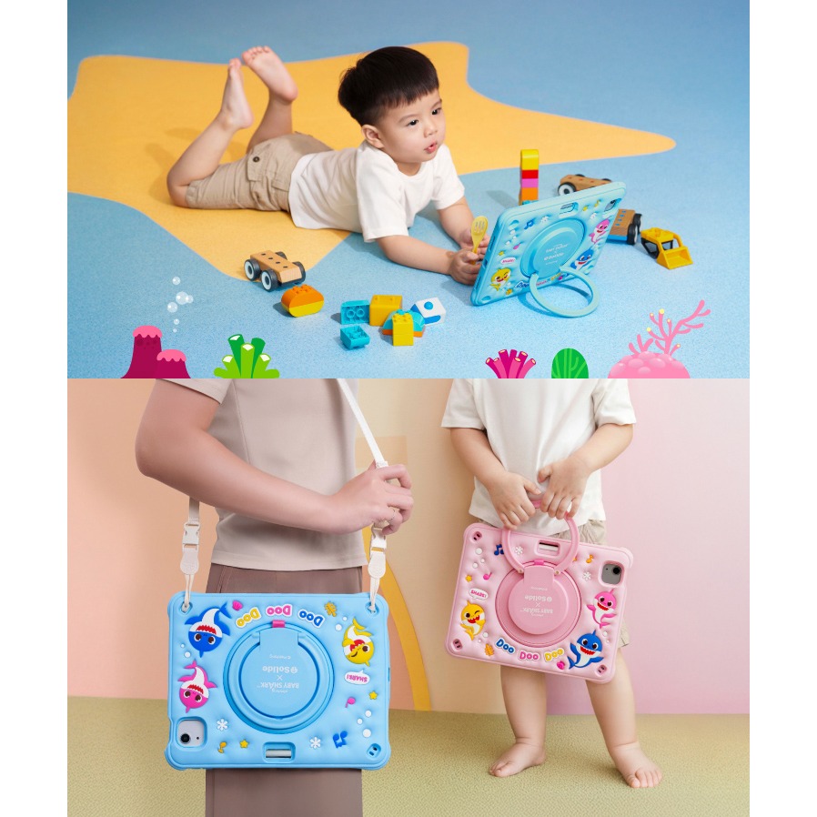 SOLiDE 鯊魚寶寶 正版授權 iPad 平板 支架 保護殼 iPad Air 10.9 吋 11吋 Pro 11吋-細節圖8