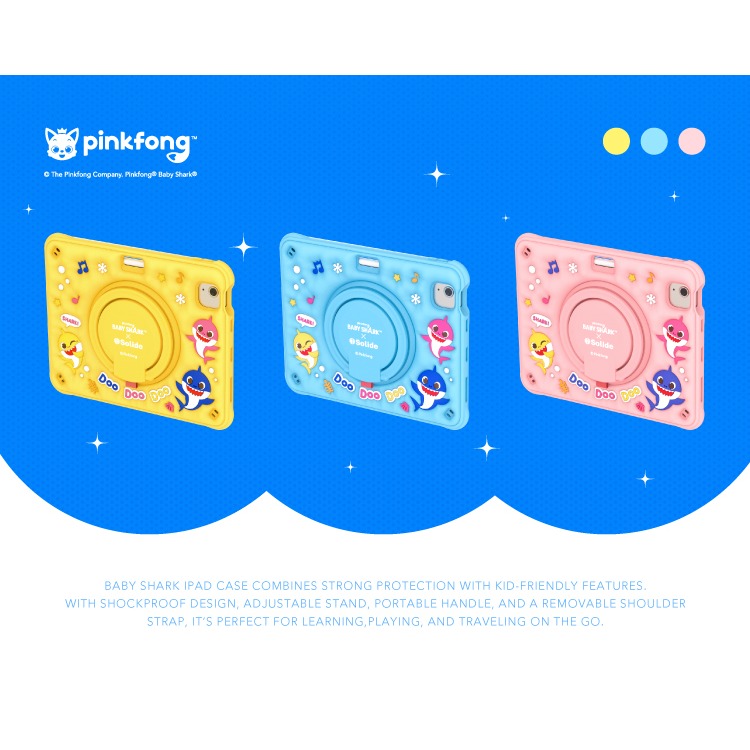 SOLiDE 鯊魚寶寶 正版授權 iPad 平板 支架 保護殼 iPad Air 10.9 吋 11吋 Pro 11吋-細節圖10
