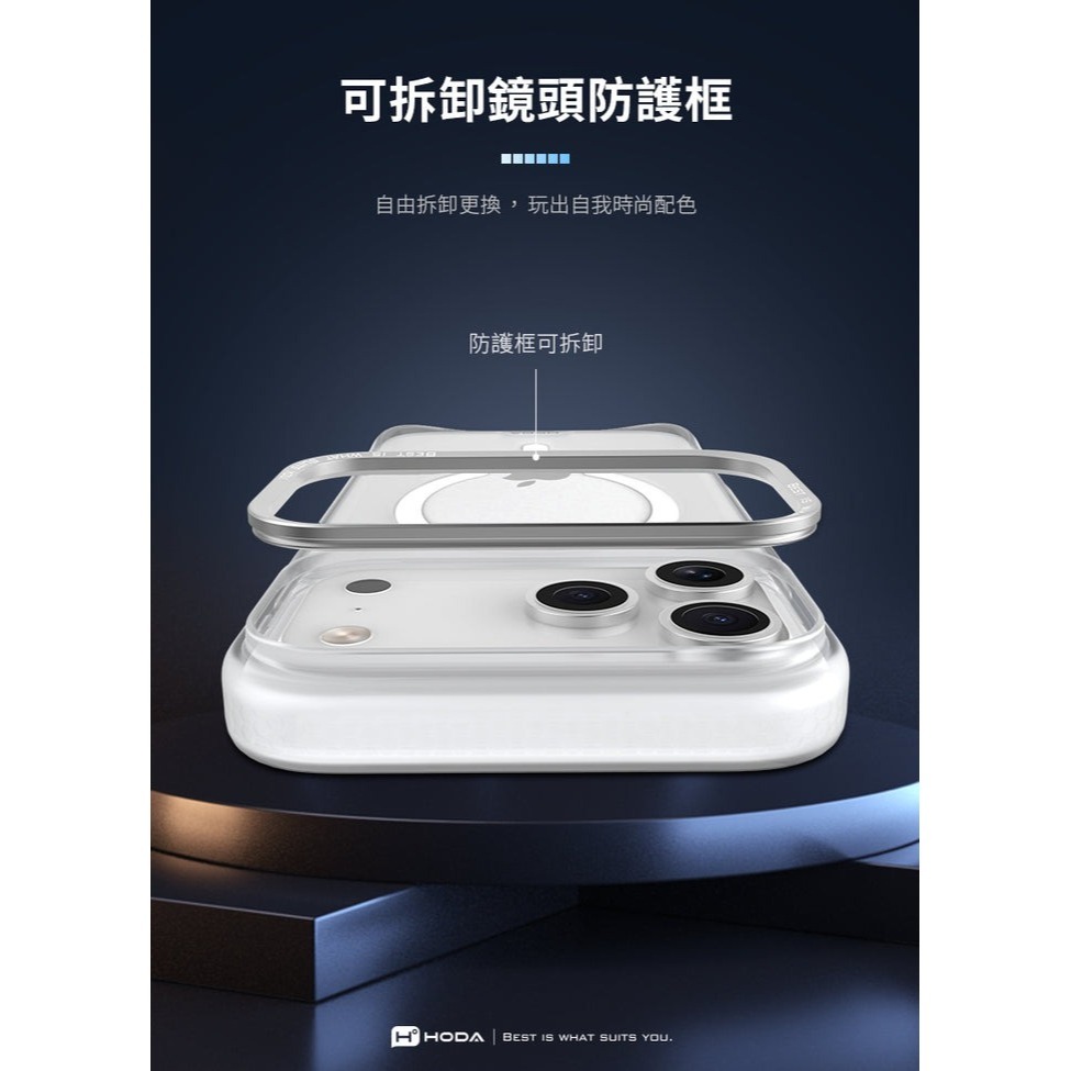HODA MagSafe 柔石 軍規 防摔殼 手機殼 保護殼 iPhone 17 pro max air-細節圖11