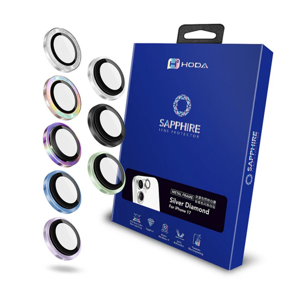 HODA 藍寶石 鏡頭 保護貼 鏡頭貼 附上 貼膜神器 2顆 1組  iPhone 17-細節圖2
