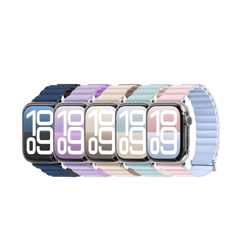 LAUT 萊德 雙色 矽膠 錶帶 Apple Watch 38 40 41 42 44 45 46 49mm-細節圖2