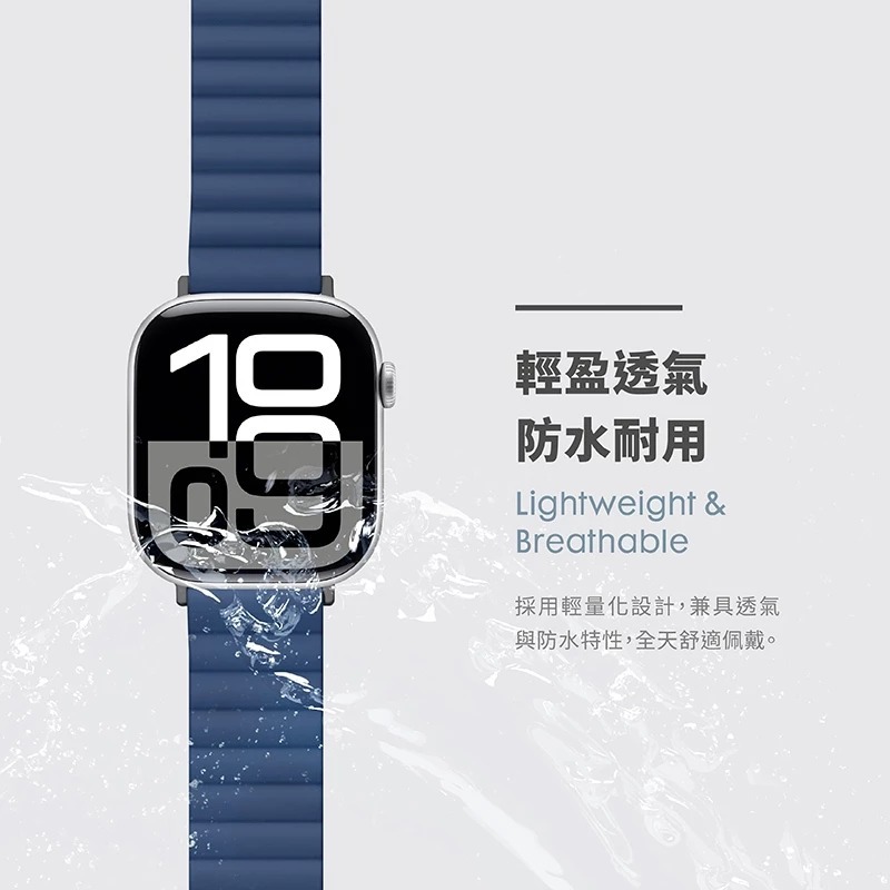 LAUT 萊德 雙色 矽膠 錶帶 Apple Watch 38 40 41 42 44 45 46 49mm-細節圖6
