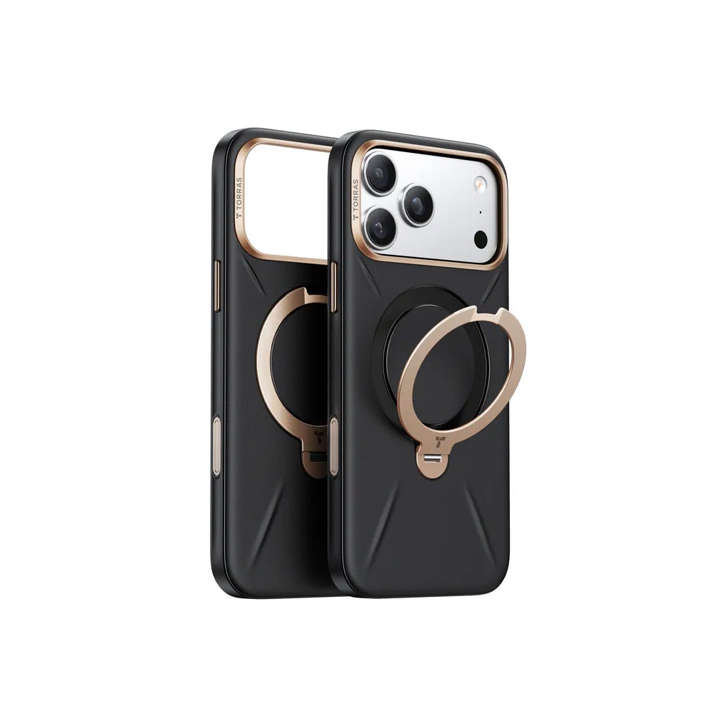 TORRAS Ostand Spin VegSkin 旋轉 支架 皮革 防摔 手機殼 iPhone 17 Pro Max-規格圖11