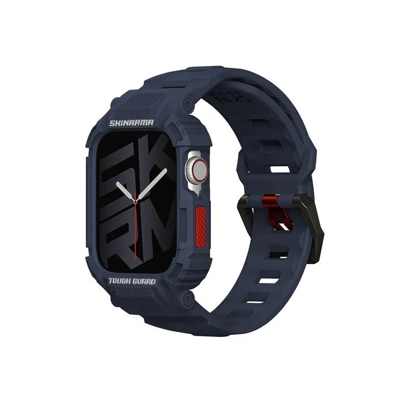 SKINARMA Mecha 一體成形 錶帶 手錶殼 保護殼 Apple Watch 44 45 49 mm-規格圖4