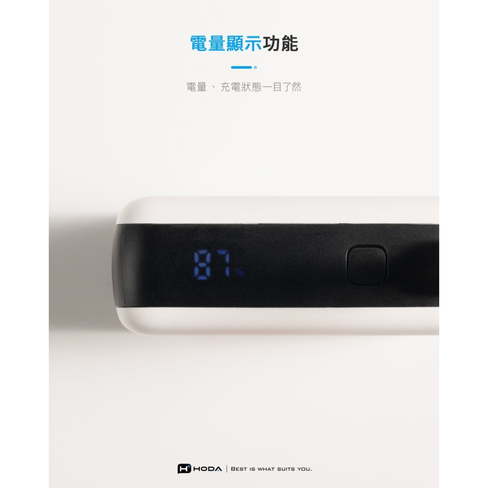 HODA 10000mAh 自帶線 USB-C 掛繩式 大容量 行動電源 適 iPhone 17 16 15-細節圖7