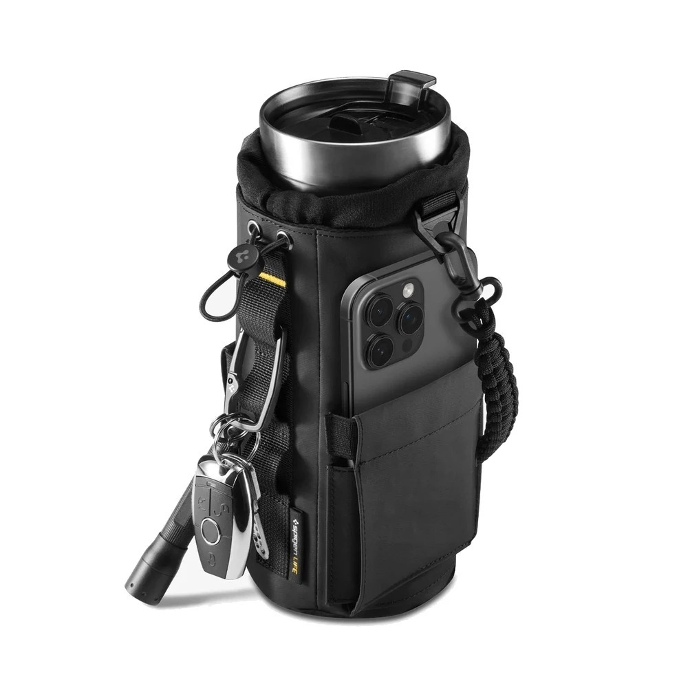 Spigen Tumbler Bag LF500 D型環 多功能 磁吸 水壺袋 MOLLE 系統-細節圖2