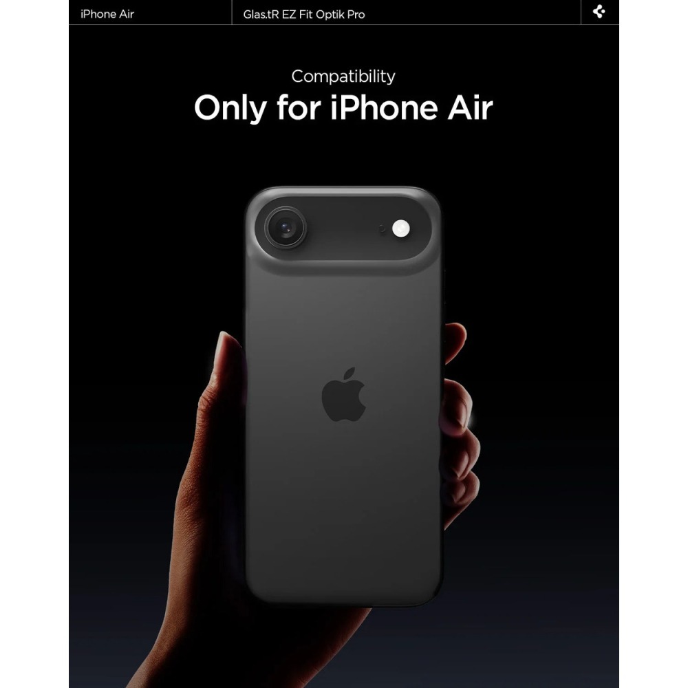 Spigen Glas.tR EZ Fit (2P)  鏡頭 鏡頭貼 9h 保護貼 iPhone Air-細節圖8