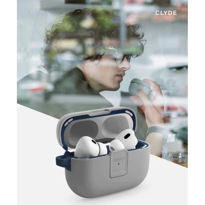 UNIQ Clyde 卡扣式 雙料 保護套 耳機殼 保護殼 防摔殼 附登山扣 AirPods Pro 3-細節圖4