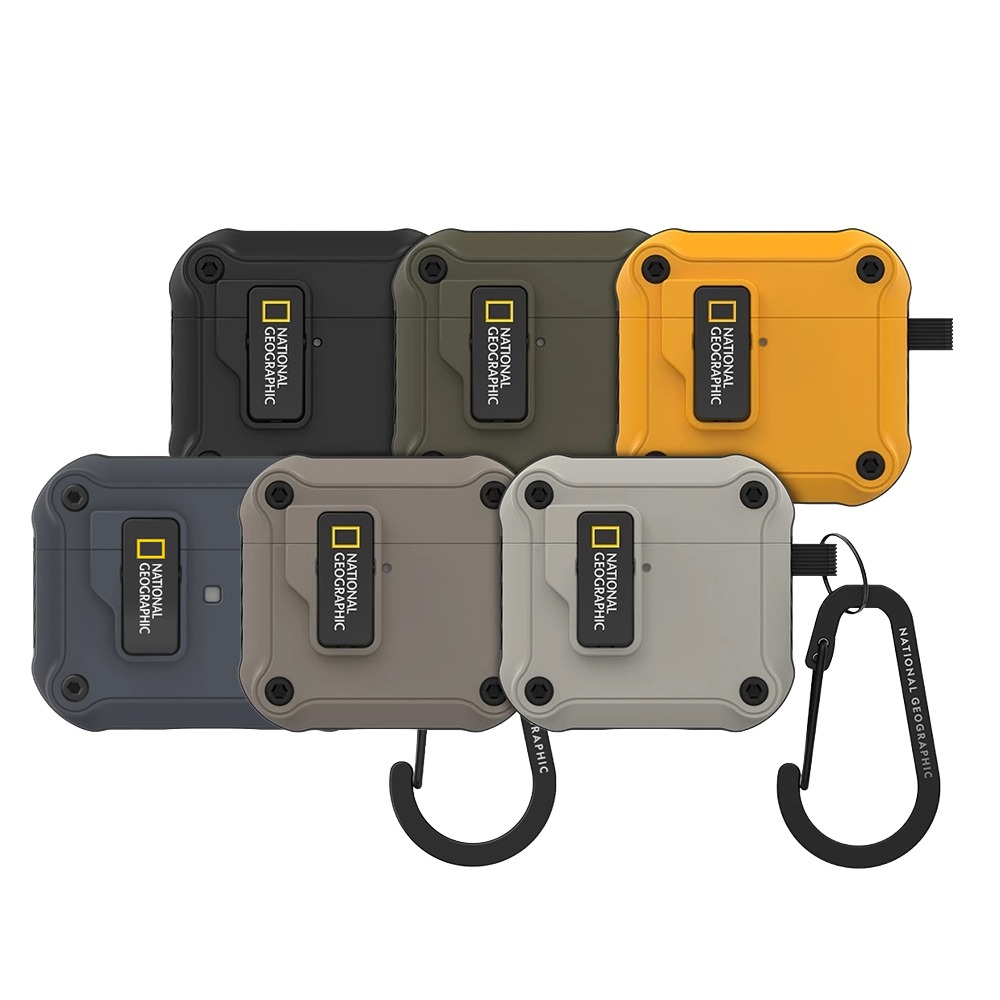 國家地理 National 自動開蓋 磁吸 耳機殼 保護殼 AirPods Pro 1 2 3-細節圖2