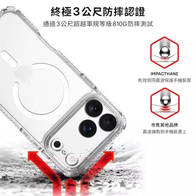 ITSKINS HYBRID 手機殼 防摔殼 保護殼 磁吸 MagSafe iPhone 17 Air Pro Max-細節圖4