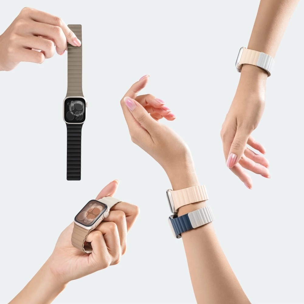 MAGEASY Skin Duo 雙面 親膚 磁吸 矽膠 錶帶 Watch Ultra 2 3 44 45 49 mm-細節圖8