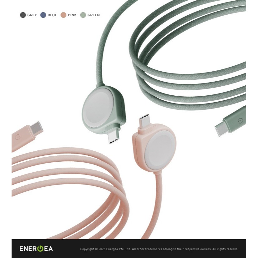 ENERGEA Flow Duo C to C 60W 二合一 手錶 Apple Watch ultra 2 3 充電器-細節圖7