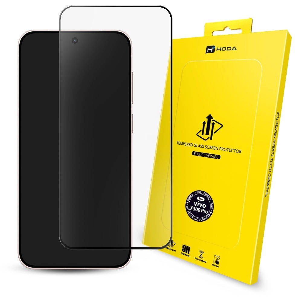 HODA 亮面 9H 滿版 2.5d 玻璃貼 螢幕貼 超透光 保護貼 vivo X300 Pro-規格圖11