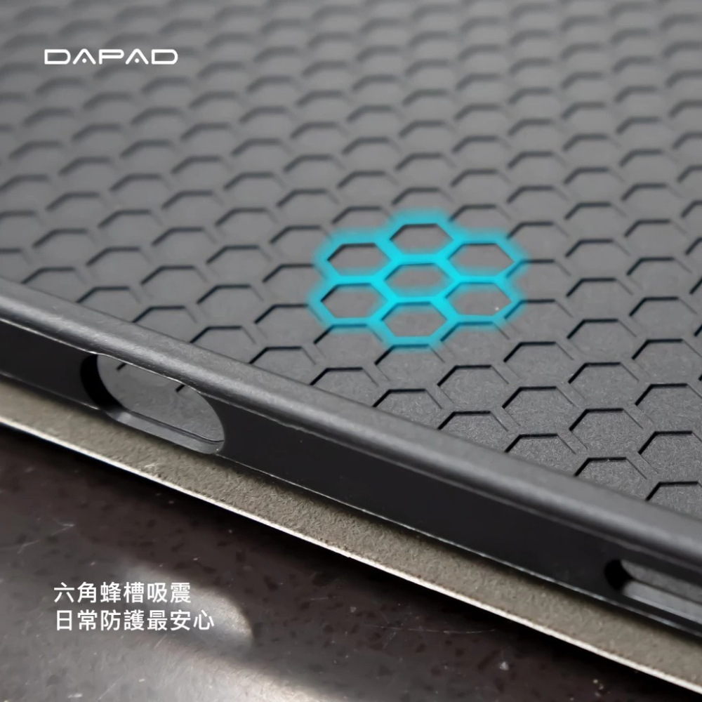 DAPAD 大字 立架 麂皮 平板 側掀 皮套 保護殼 保護套 小米 PAD MINI-細節圖4