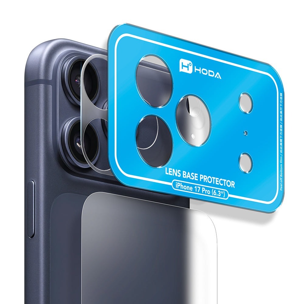 HODA 滿版 鏡頭貼 底座貼 霧面 背貼 保護貼 iPhone 17 Pro Max-細節圖6