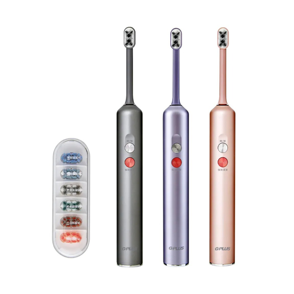G-PLUS GP 霸扣 IPX7 牙刷 防水 快扣 刷毛 音波 電動牙刷-細節圖2