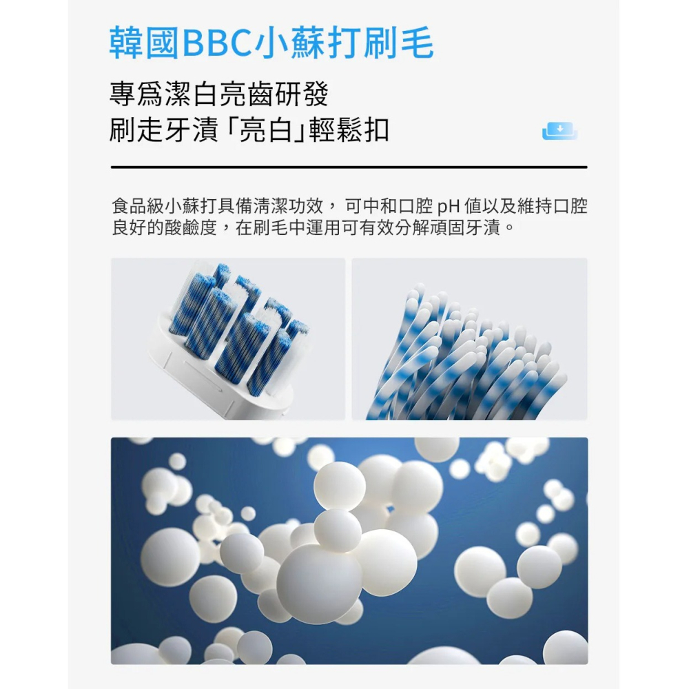 G-PLUS GP 霸扣 IPX7 牙刷 防水 快扣 刷毛 音波 電動牙刷-細節圖10