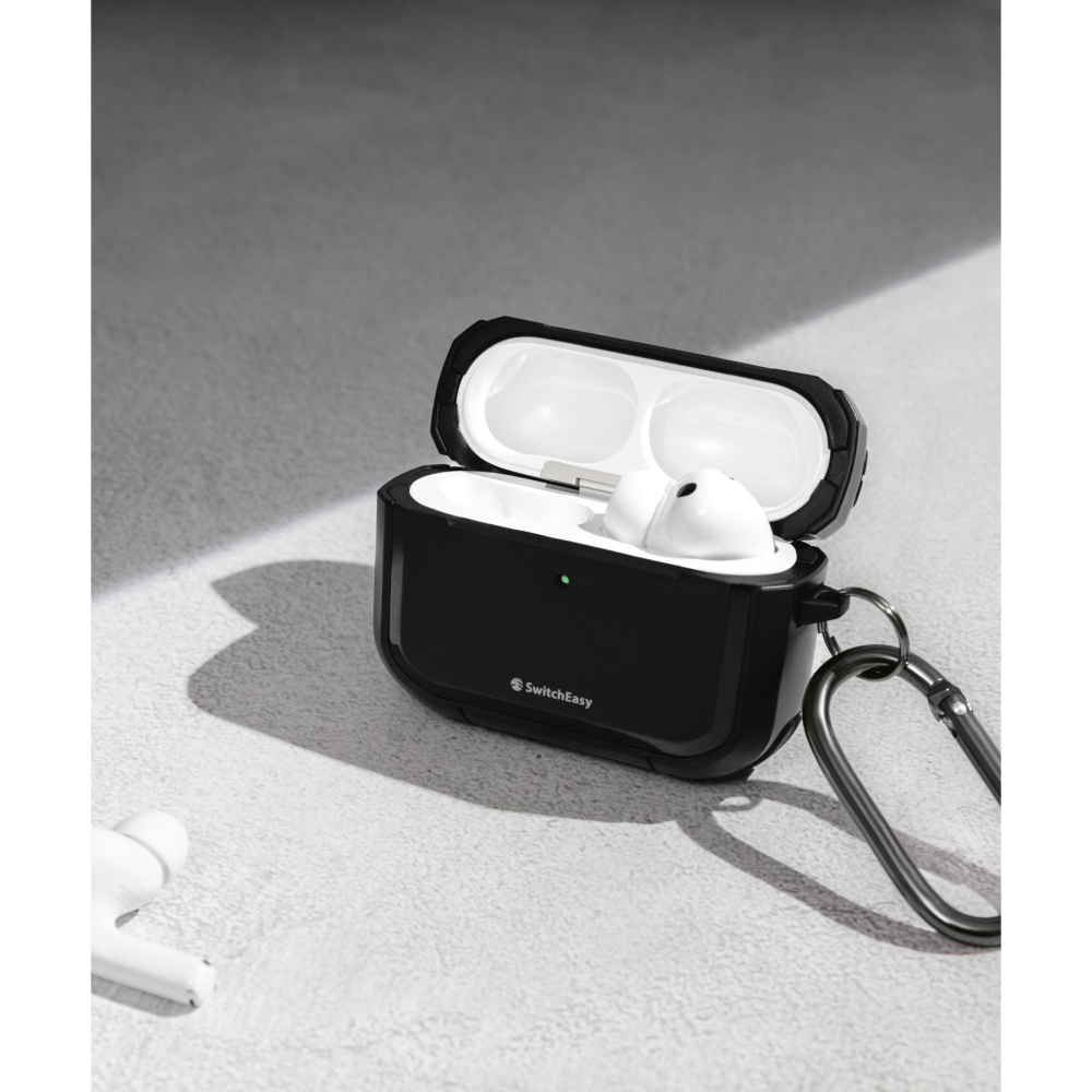 Defender 軍規 防摔 金屬扣環 無線充電 耐衝擊 耳機殼 保護套 AirPods Pro 3-細節圖4