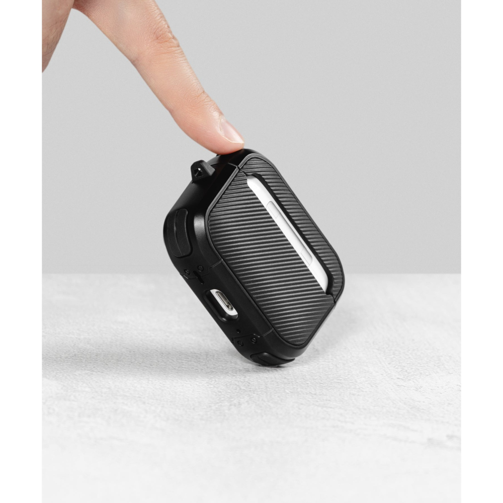 Defender 軍規 防摔 金屬扣環 無線充電 耐衝擊 耳機殼 保護套 AirPods Pro 3-細節圖5