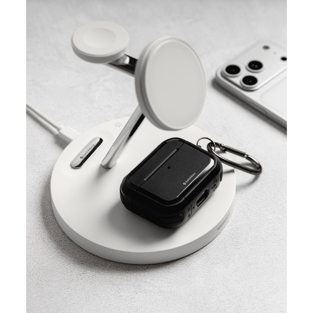 Defender 軍規 防摔 金屬扣環 無線充電 耐衝擊 耳機殼 保護套 AirPods Pro 3-細節圖6