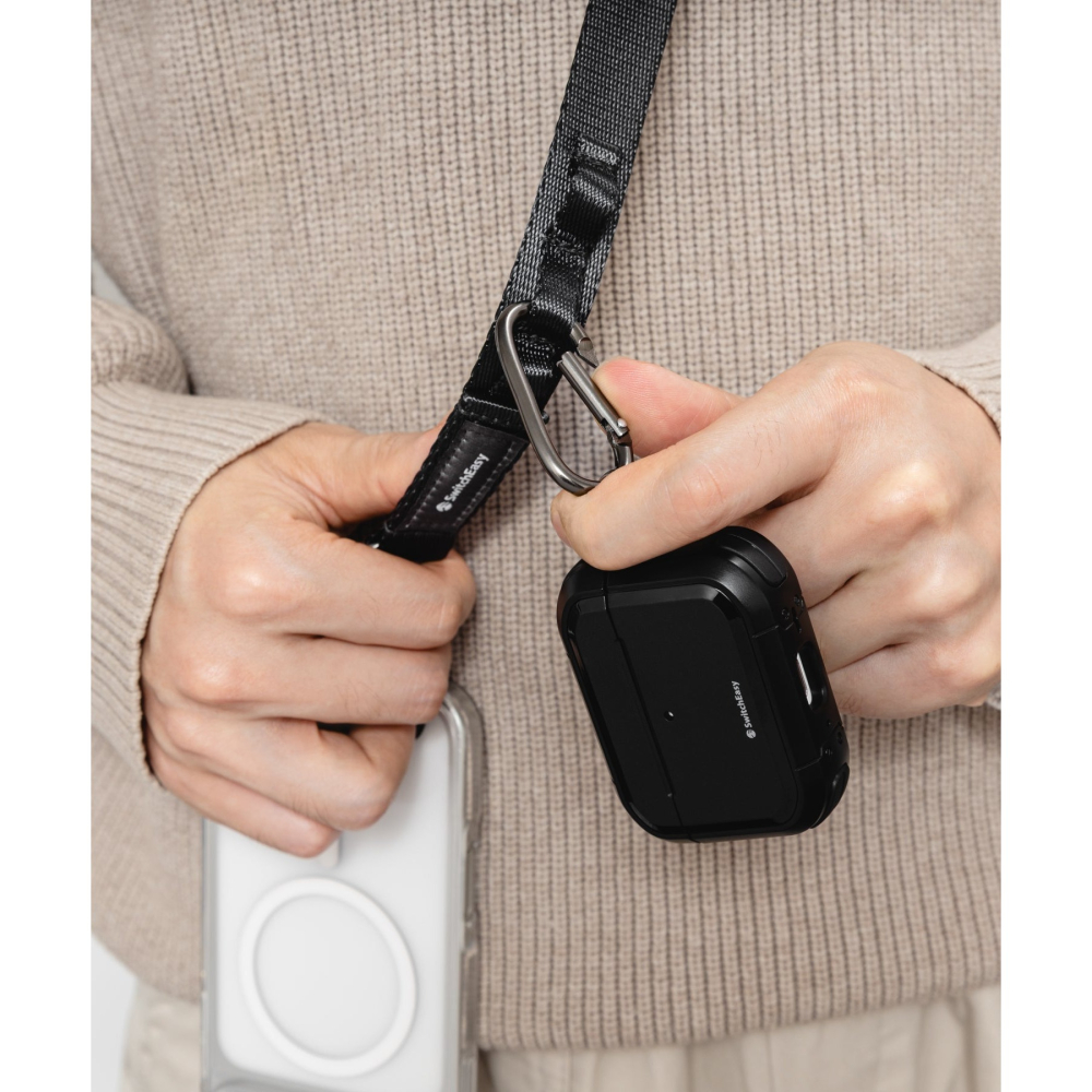 Defender 軍規 防摔 金屬扣環 無線充電 耐衝擊 耳機殼 保護套 AirPods Pro 3-細節圖9
