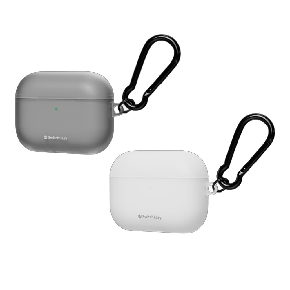 switcheasy Glaze 霧透 TPU 抗黃 金屬扣環 無線充電 耳機殼 保護殼 AirPods Pro 3-細節圖2