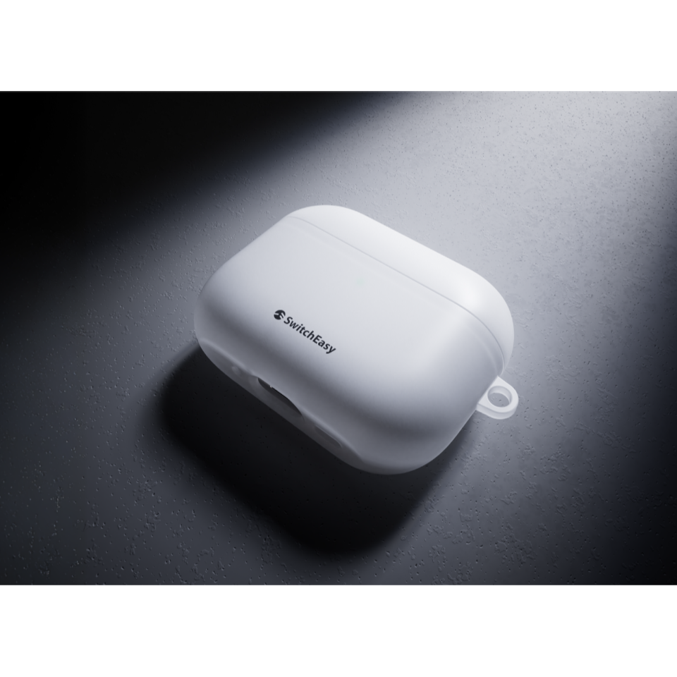switcheasy Glaze 霧透 TPU 抗黃 金屬扣環 無線充電 耳機殼 保護殼 AirPods Pro 3-細節圖4