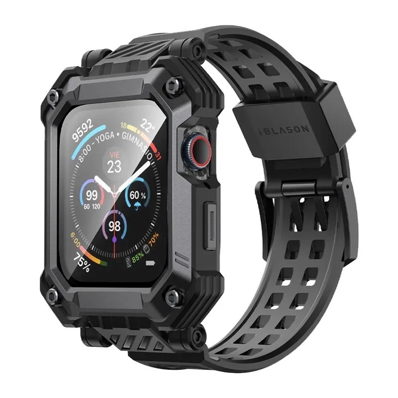 i-Blason Armorbox 強化玻璃 防撞 保護殼 錶帶 Apple Watch S10 11 46mm-細節圖2