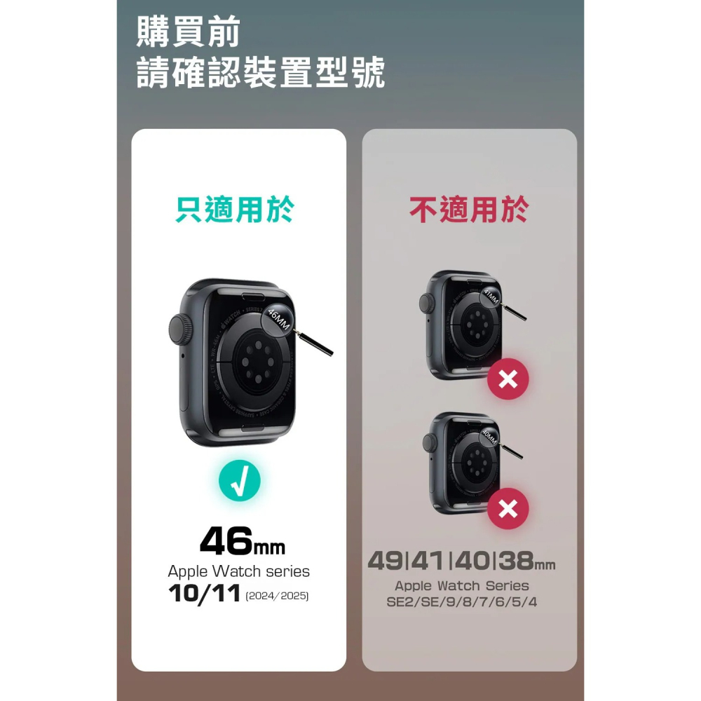i-Blason Armorbox 強化玻璃 防撞 保護殼 錶帶 Apple Watch S10 11 46mm-細節圖3