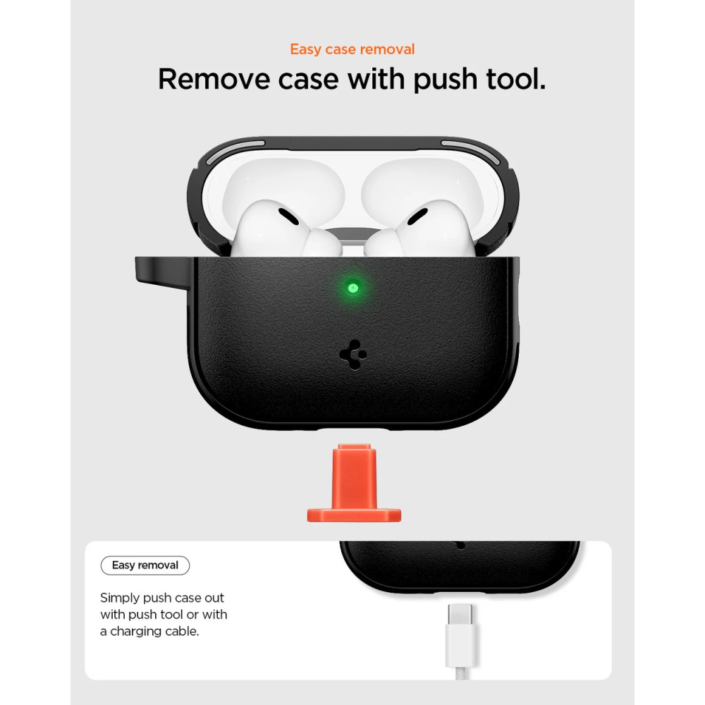 Spigen Vault 質感 防滑 防摔殼 登山扣 保護殼 耳機殼 Airpods Pro 3-細節圖7